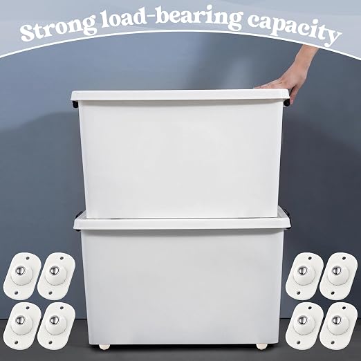 8 Pcs Self Adhesive Caster Wheels, Wheel - Image 4