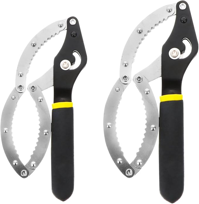 2Pcs Adjustable Oil Filter Wrench by DIYEAH