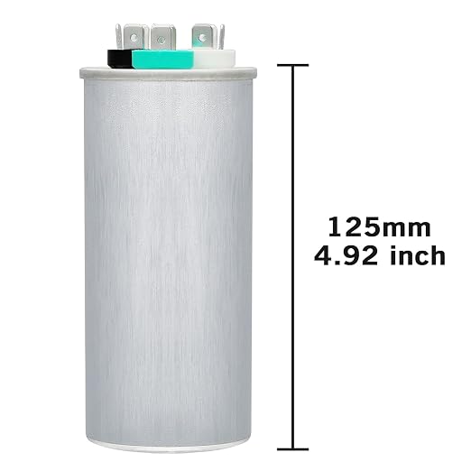 VEXUNGA 40/12.5 uF 40+12.5 MFD 370VAC or 440VAC Dual Run Start Round A/C - Image 2