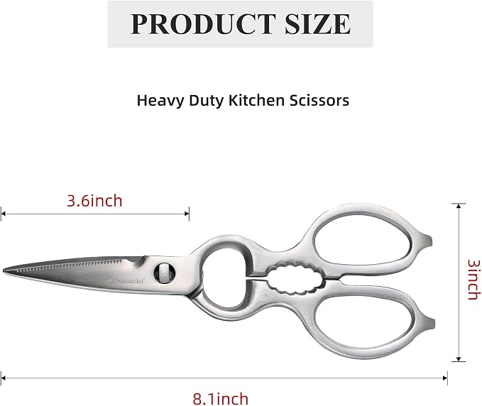 Sunnecko Heavy Duty Kitchen Scissors - Image 6