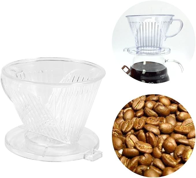 Transparent Reusable Coffee Filters Cone Shaped Portable Coffee Dripper Pure - Image 7
