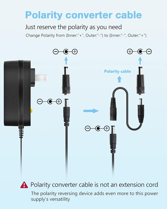 Aclorol Universal Power Adapter 30W 12V 9V 7.5V 6V 5V 4.5V 3V Adjustable - Image 4