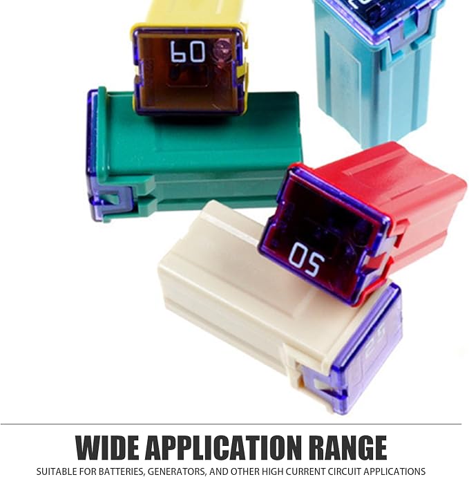 6 PCS Car Fuse Combination Kit, 1.06" x 0.47" x 0.39" 20A/25A/30A/40A/50A/60A - Image 6