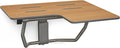 Seachrome 26" x 22.5” Teak Reversible Folding Transfer Tub/Shower Seat, ADA Compliant