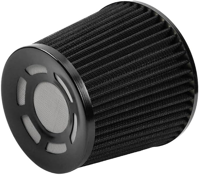 3-inch Cold Air Intake Filter 76mm, High Performance Clamp-On Engine Intake Air by MUGERACING