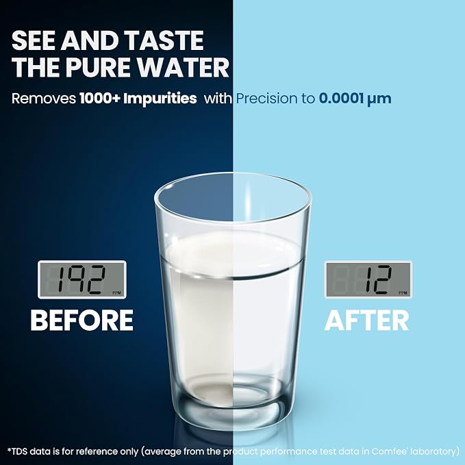 COMFEE’ 5-Stage Reverse Osmosis System, NSF Certified Water Filter - Image 3