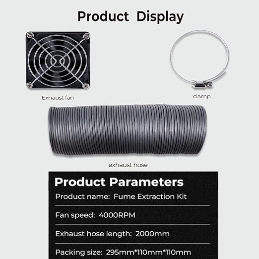 Creality Fan Extraction Kit for Ender Plus 3D Printer Enclosure - Image 2
