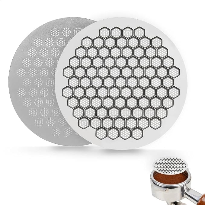 watchget 51mm Espresso Puck Screen Reusable Mesh Coffee Filter 0.8mm Thickness by watchget