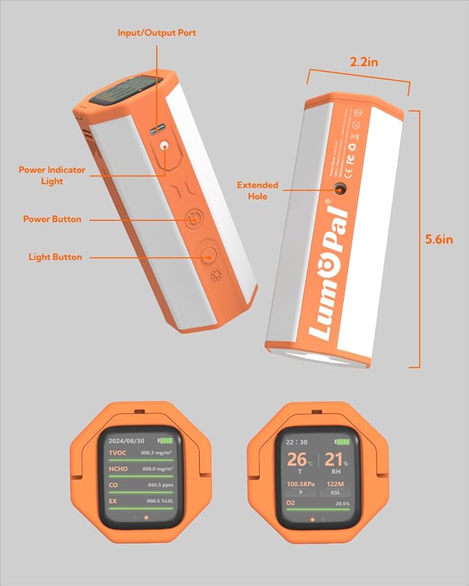 Portable Air Monitor, Lumopal Air Sensor - Image 7