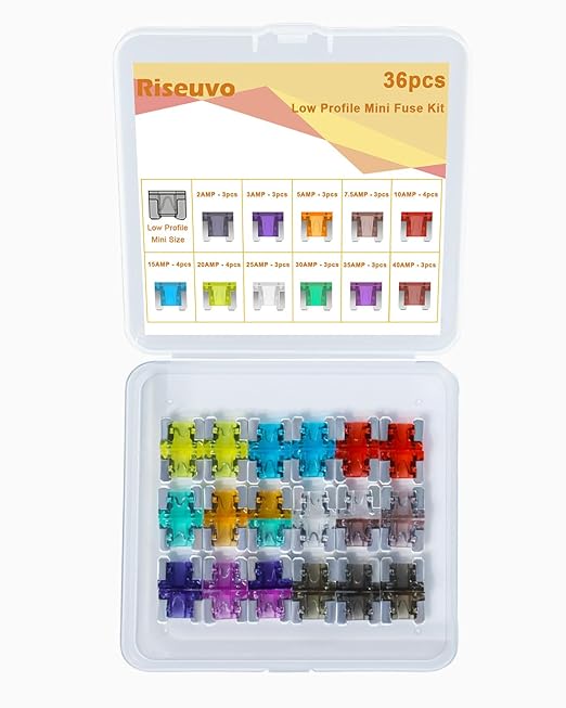 Riseuvo 36 Pcs Car Fuses Kit by Riseuvo