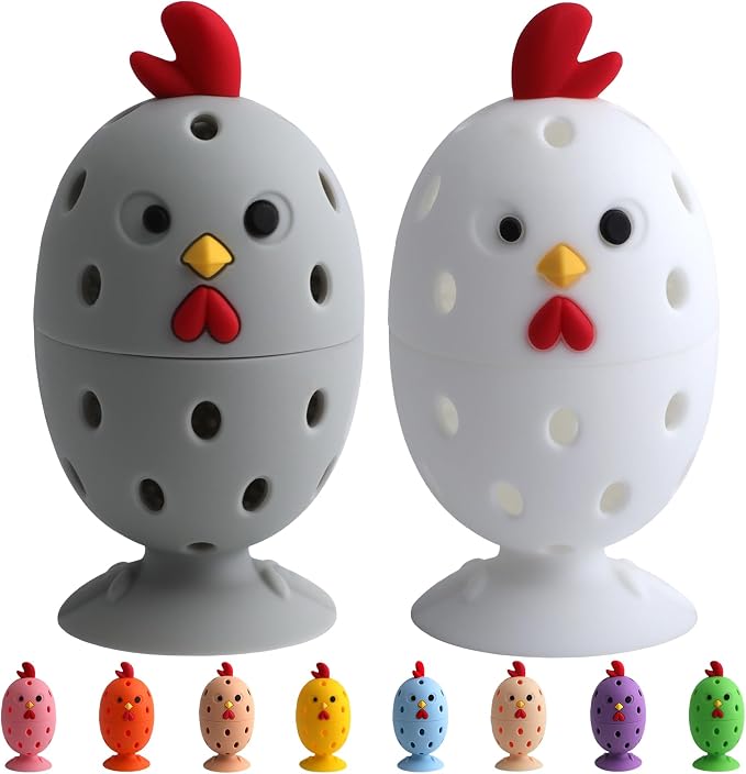 Egg Brush Cleaner, Egg Cleaner for Fresh Eggs, Cute Chick Shaped Egg Wash and by Unknown