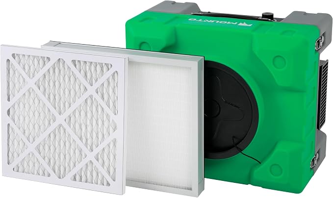 MOUNTO 550cfm Hepa Air Scrubber Industrial Air Cleaner- 550cfm Portable Air - Image 2