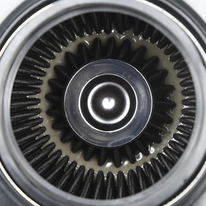 Universal 3/3.5/4" High-Flow Air Filter, Reusable Cone Cold Air Intake - Image 7