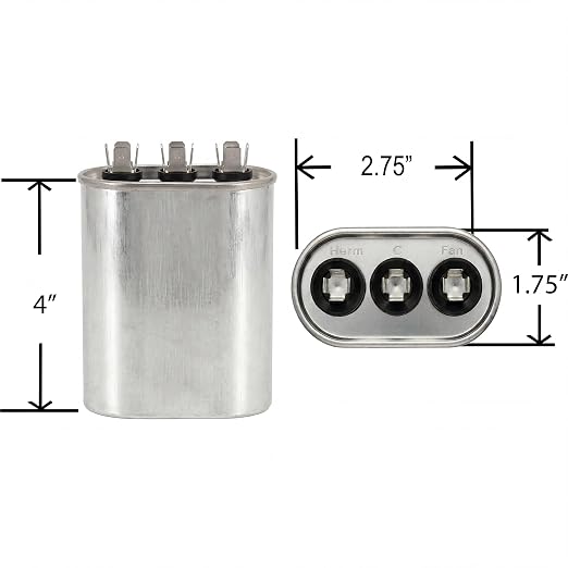 ClimaTek 35 + 5 MFD 370/440 Volt Dual Run Capacitor CAP99-3554O | 35/5 VAC | - Image 6