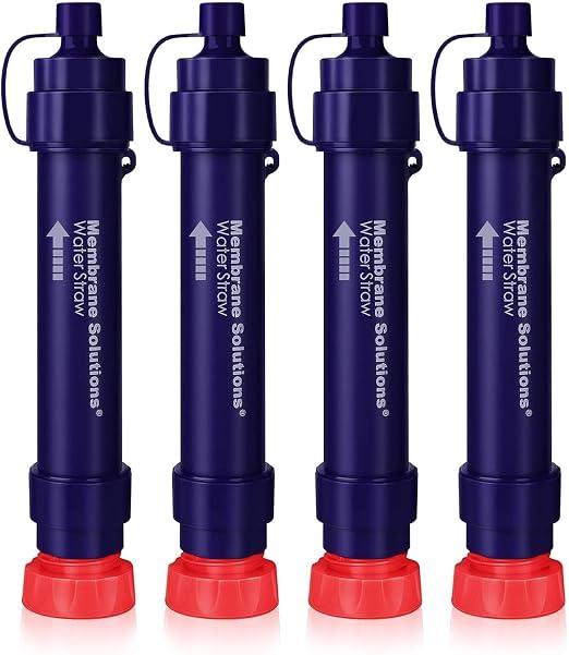 Membrane Solutions Water Filter Straw S2, NSF/ANSI 42&372&401 Certified by MembraneSolutions