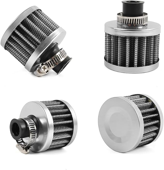 MUGE RACING 2Pcs Air Filter Cold Air Intake Filter Breather 12mm Valve Cover - Image 5