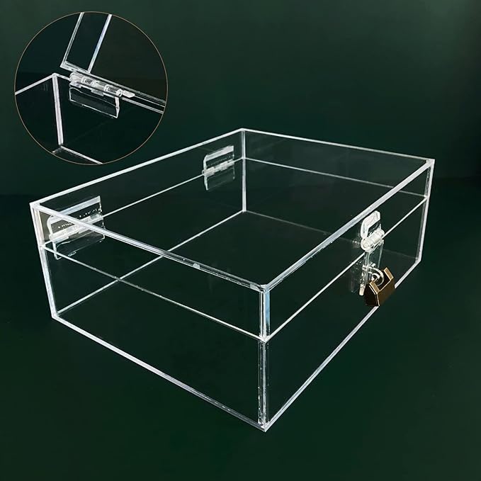 12 Pcs Acrylic Self Adhesive Small Transparent Continuous Hinge Tools - Image 6