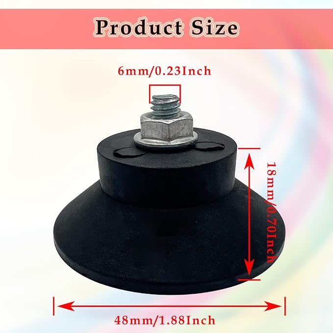 4Pcs Air Compressor Rubber Feet, No Oil Machine Shock-Absorbing Foot Pads - Image 3