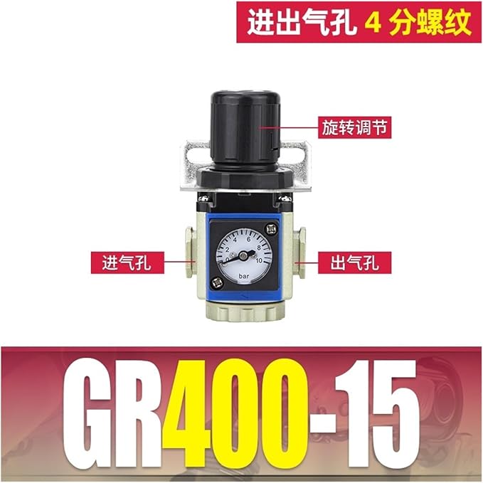 Gas Source Processor Pressure regulating Valve Two-Piece GFC200-08 Filter - Image 2