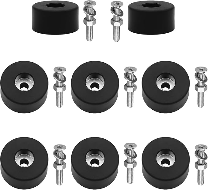 8 Pack 192310GS Anti Vibration Rubber Feet, Air Compressor Isolation Pads by Unknown