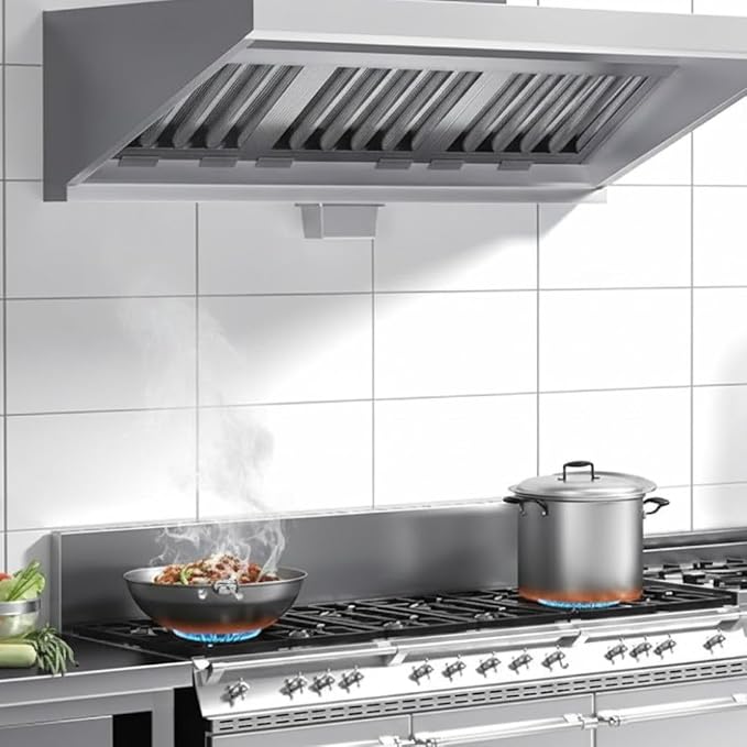 Soro Essentials- 16" W x 20" H Stainless Steel Commercial Kitchen Hood Filter - Image 2