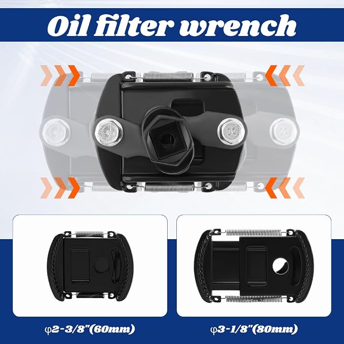 Professional 2-Jaw Spring-Loaded Oil Filter Wrench, 2-3/8 to 3-1/8 Inch - Image 4
