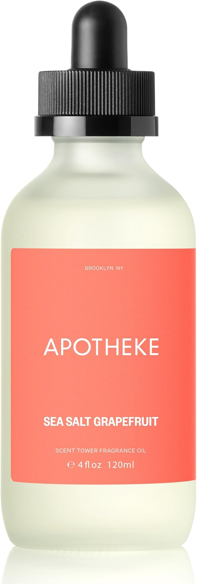 Apotheke Scent Tower Aromatherapy Diffuser Fragrance Refill, Sea Salt Grapefruit (120 ml) - Long-Lasting Perfume-Grade Essential Oil for Clean & Fresh Home, Office, Hotel & Large Rooms