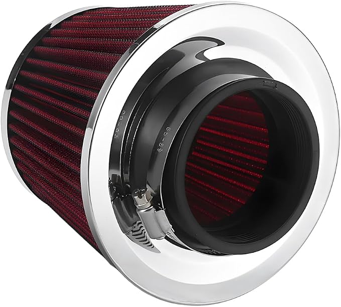 Clamp-On Car Air Intake Filter, 3 In/3.5 In/4 In Three Different Size High-Flow - Image 6