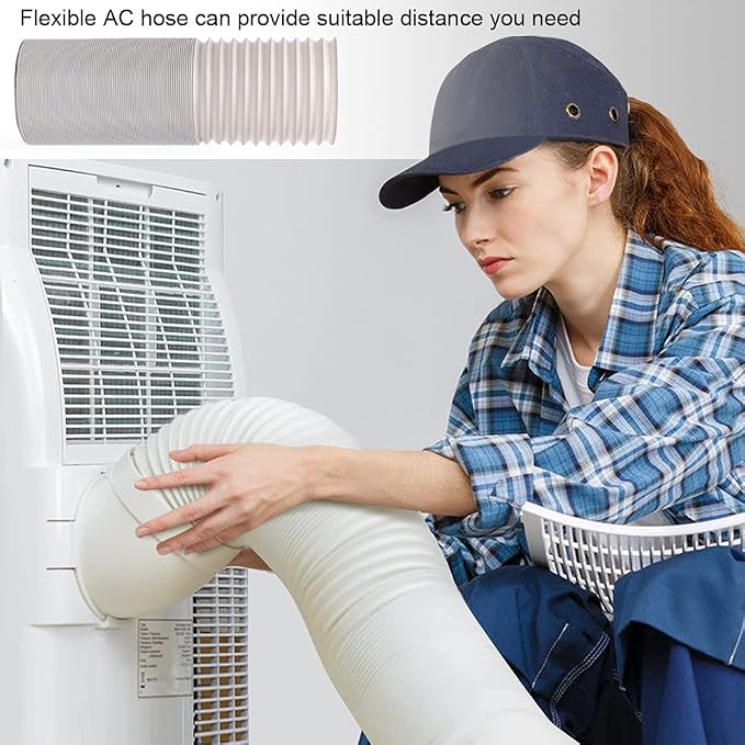 BEWAVE Portable Air Conditioner Hose, Portable Exhaust Vent Hose - Image 4