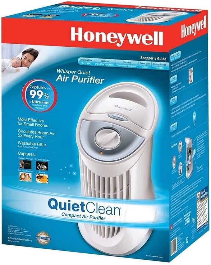 Honeywell HFD-010 QuietClean Compact Tower Air Purifier - Image 5