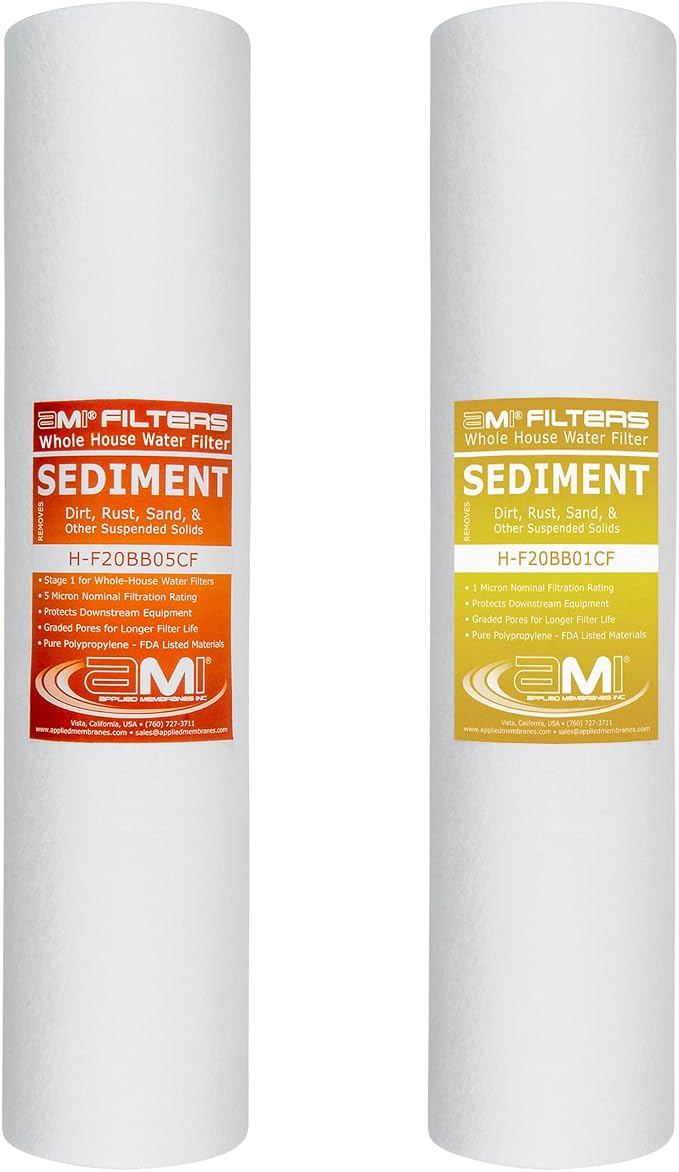 Applied Membranes Inc. 2-Stage Whole-House Water Filter System, 1-Micron and by AppliedMembranesInc