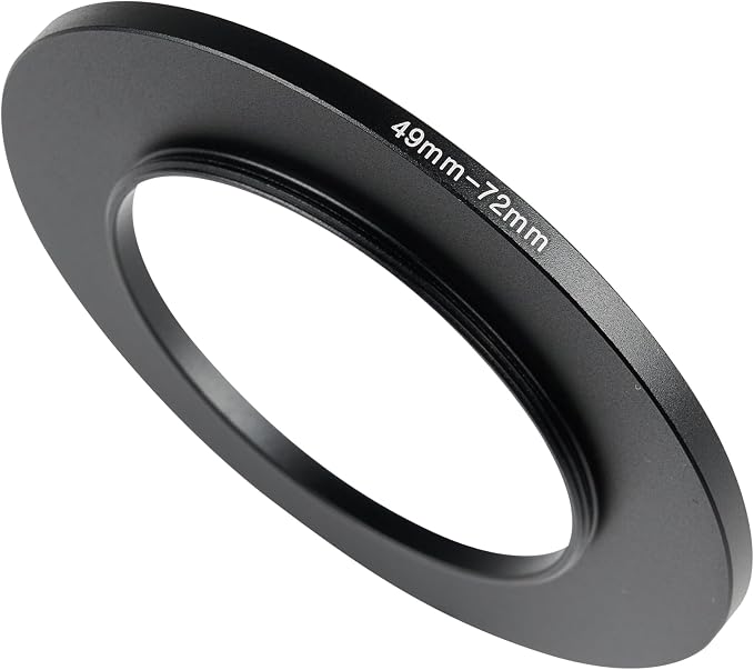 49-72mm Metal Step-Up Ring Adapter Compatible by Unknown