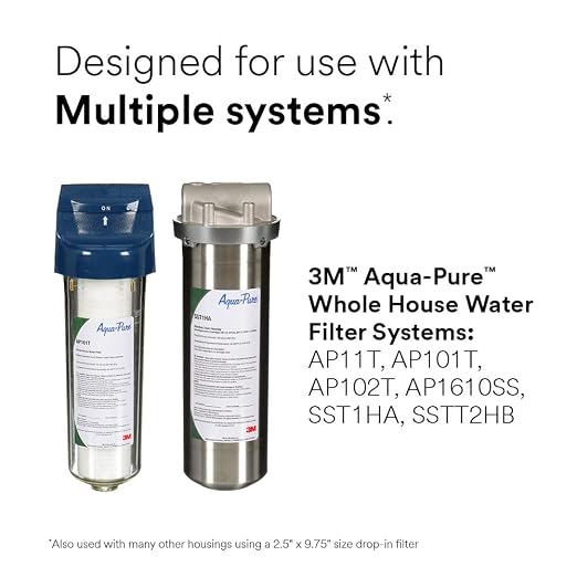 Aqua-Pure AP117 3M Whole House Standard Sump Replacement Water Filter Drop-in - Image 3