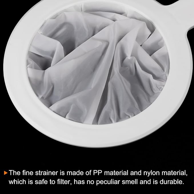 PATIKIL 9"x6" Food Filter Strainer, 350 Mesh, Polypropylene - Image 4