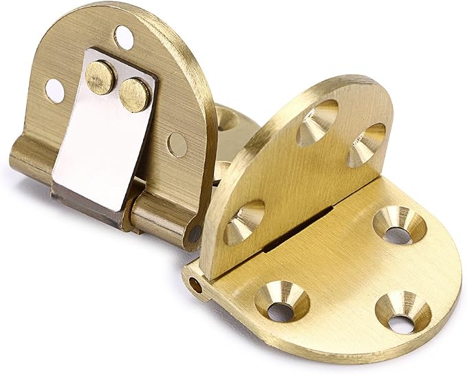 OwnMy Solid Brass Hinge, Drop Front Desk Drawer Butt Hinge - Image 4