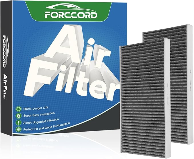 2-Pack HEPA Cabin Air Filter Fits by Forccord