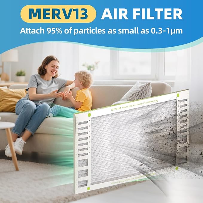 20x30x1 Air Filter AC Furnace MERV 13 Comparable - Image 8