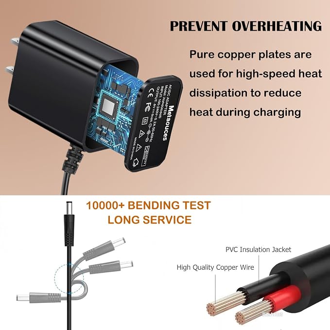 AC Adapter Compatible with Westinghouse 1804 NCCO1804 SP6440 SP-6440 NCCO - Image 5