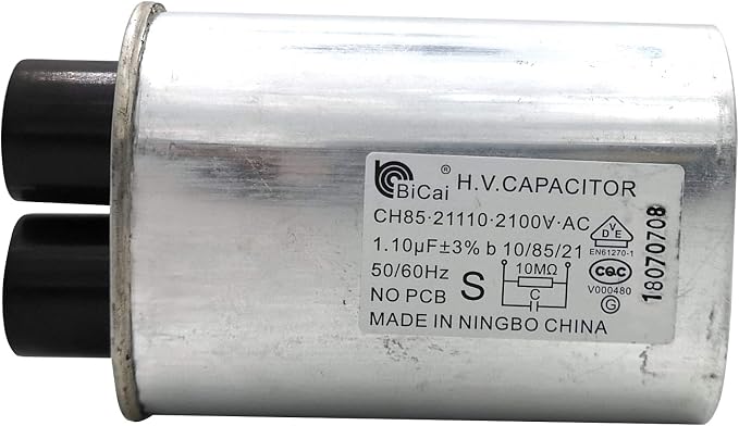 Meter Star CQC&VDE Universal Household Microwave High Voltage Capacitor 1.10uf by MeterStar