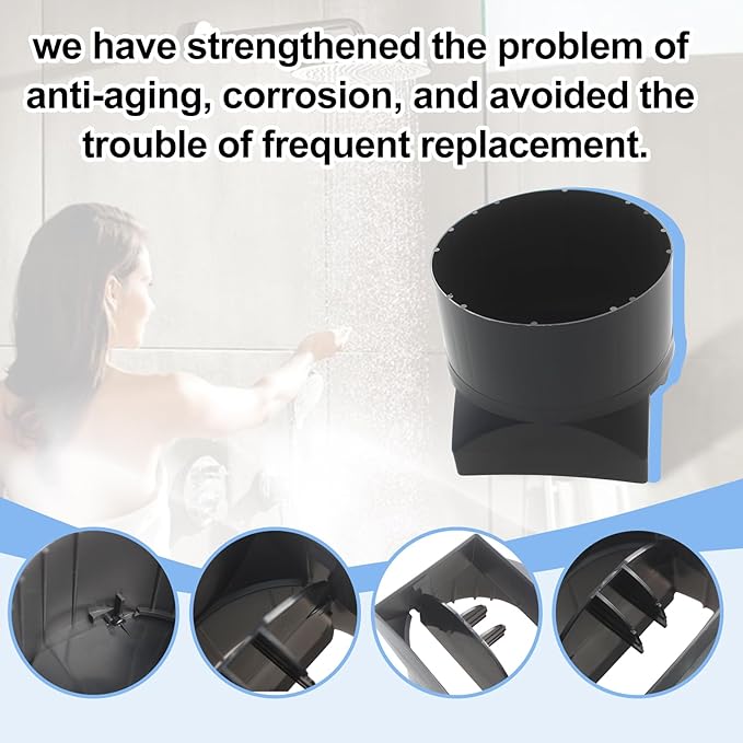 S97014185 for Broan 4" Damper/Duct Connector, Fits for Broan Various Models - Image 3