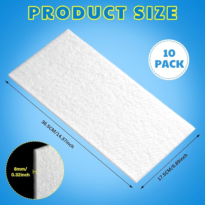 10 Pcs Pre-filter Cotton Replacement - Image 2