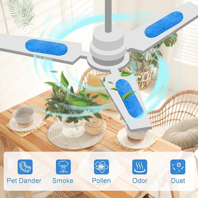 Tuanse 20 Pack Ceiling Fan Filters - Image 4