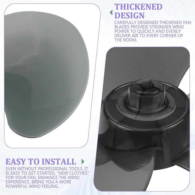 16 Inch Plastic Fan Blades Universal Household Standing Fans and Table Fans - Image 3