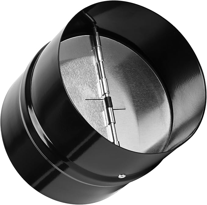 4 Inch Draft Blocker Backdraft Damper Duct Draft Stopper One-Way Airflow by Kikerike