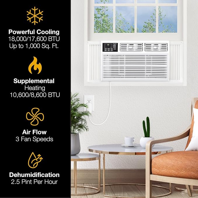 Whirlpool 18, 000 BTU 230V Window Air Conditioner - Image 5