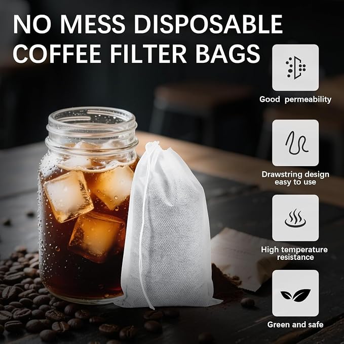 300Pcs Tea Filter Bags, Disposable Tea Filter Bags - Image 7