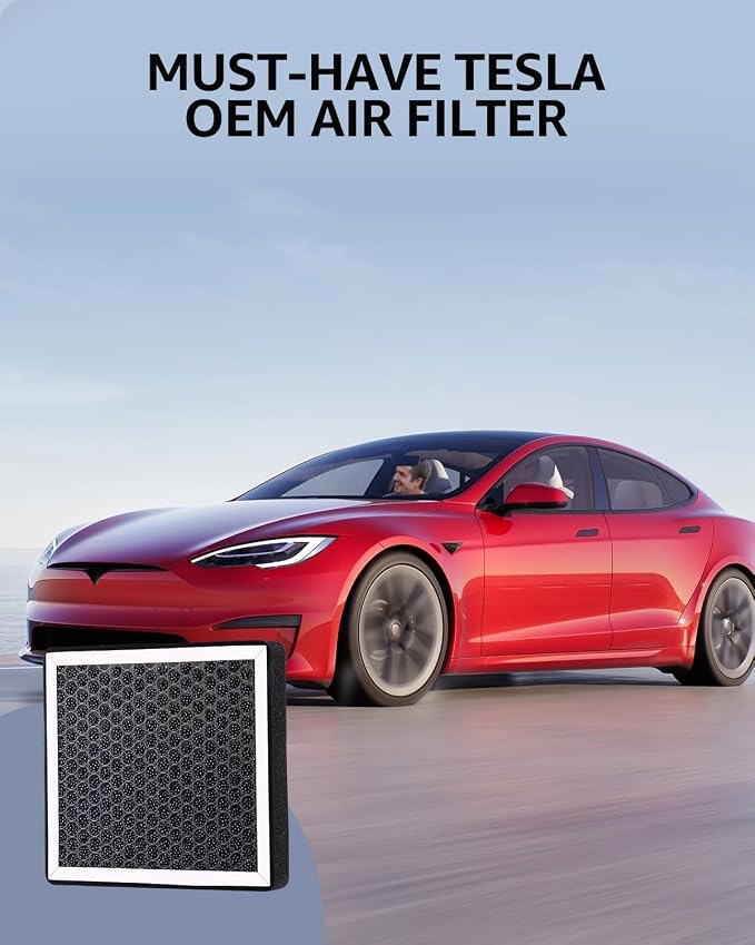 BASENOR 2026 Upgrade Tesla Model S Model X Cabin Air Filter HEPA Replacement - Image 9
