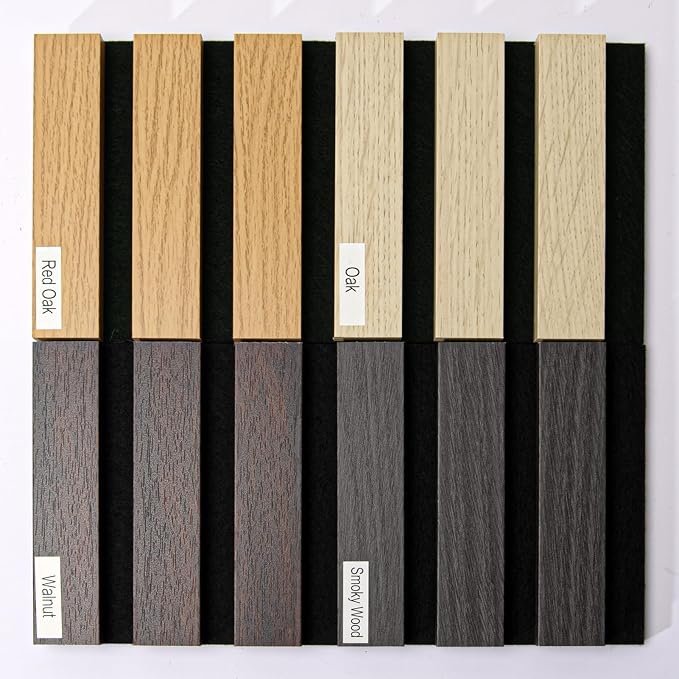 Wood Slat Wall Panel, 4 Pack Wood Panels - Image 3