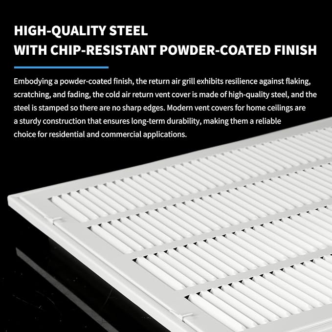 16x20 Air Return Grille Return Vent Cover - Image 3