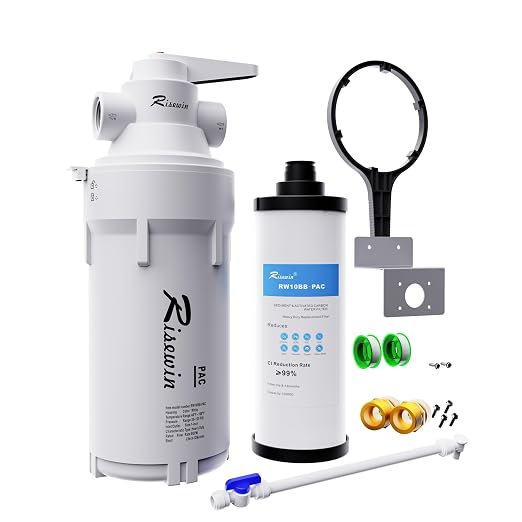 Inline Water Filter| Risewin 3-Stage Whole House Water Filter System by Risewin